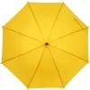Зонт-трость с цветными спицами Bespoke, желтый с логотипом