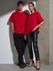 Футболка Oversize Premium, красная с логотипом