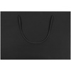 Пакет бумажный Arc M, черный с логотипом
