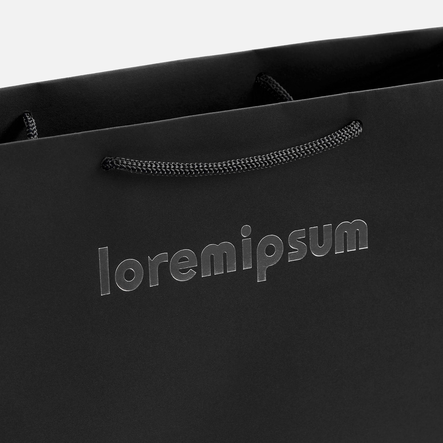 Пакет бумажный Ample Plus S, черный