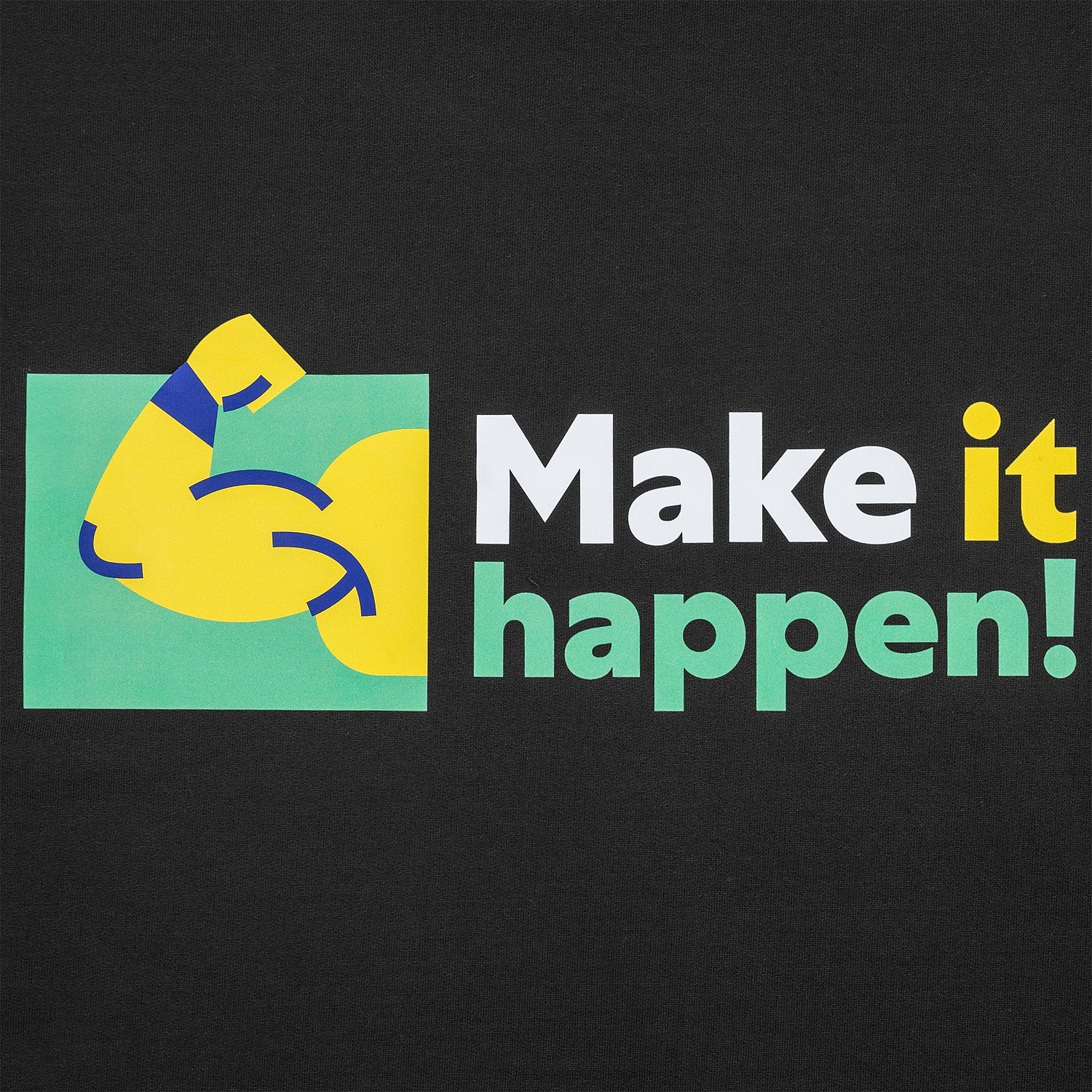 Толстовка Unit Toima, черная с логотипом