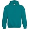 Толстовка Hooded, темно-бирюзовая с логотипом