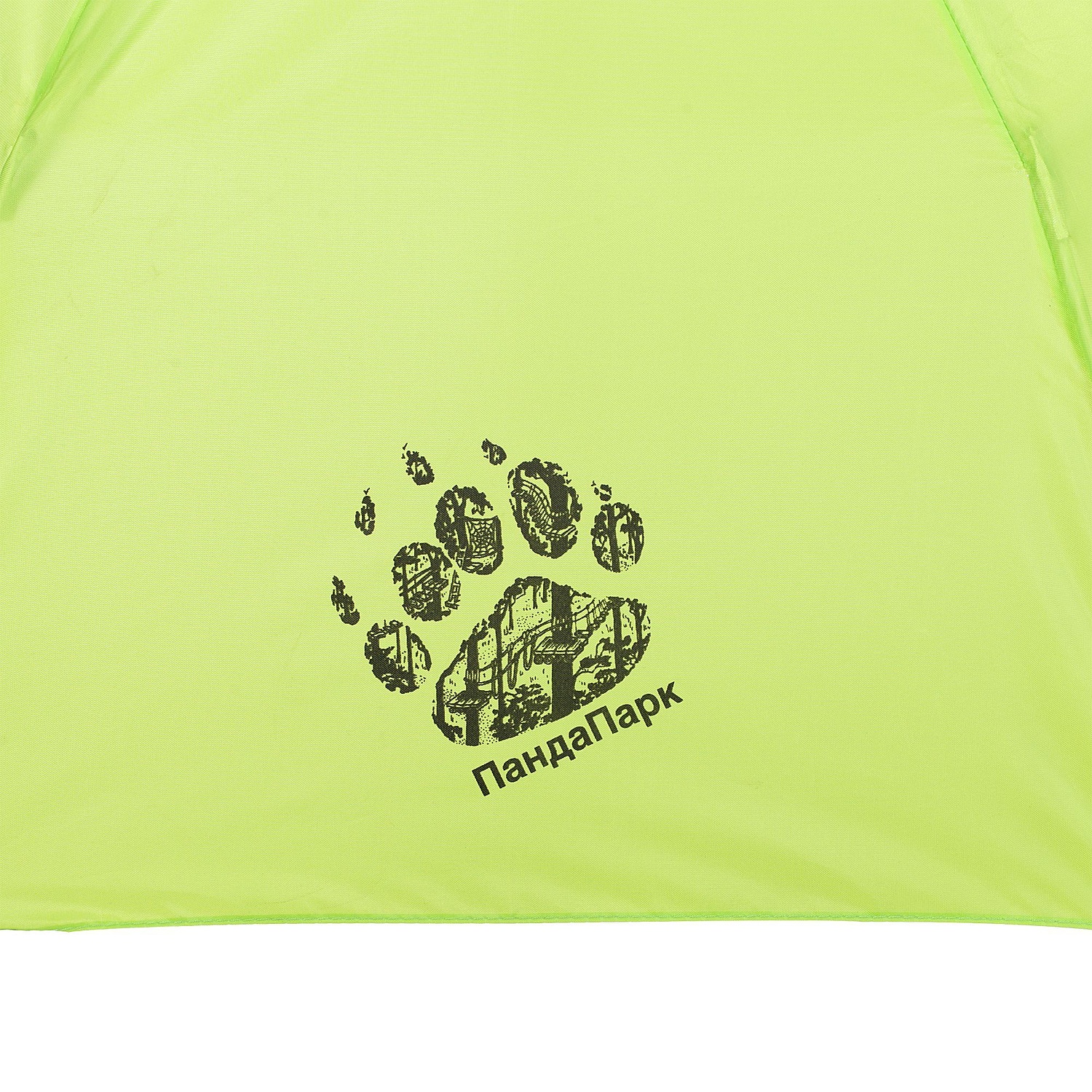 Зонт складной Basic, зеленое яблоко с логотипом