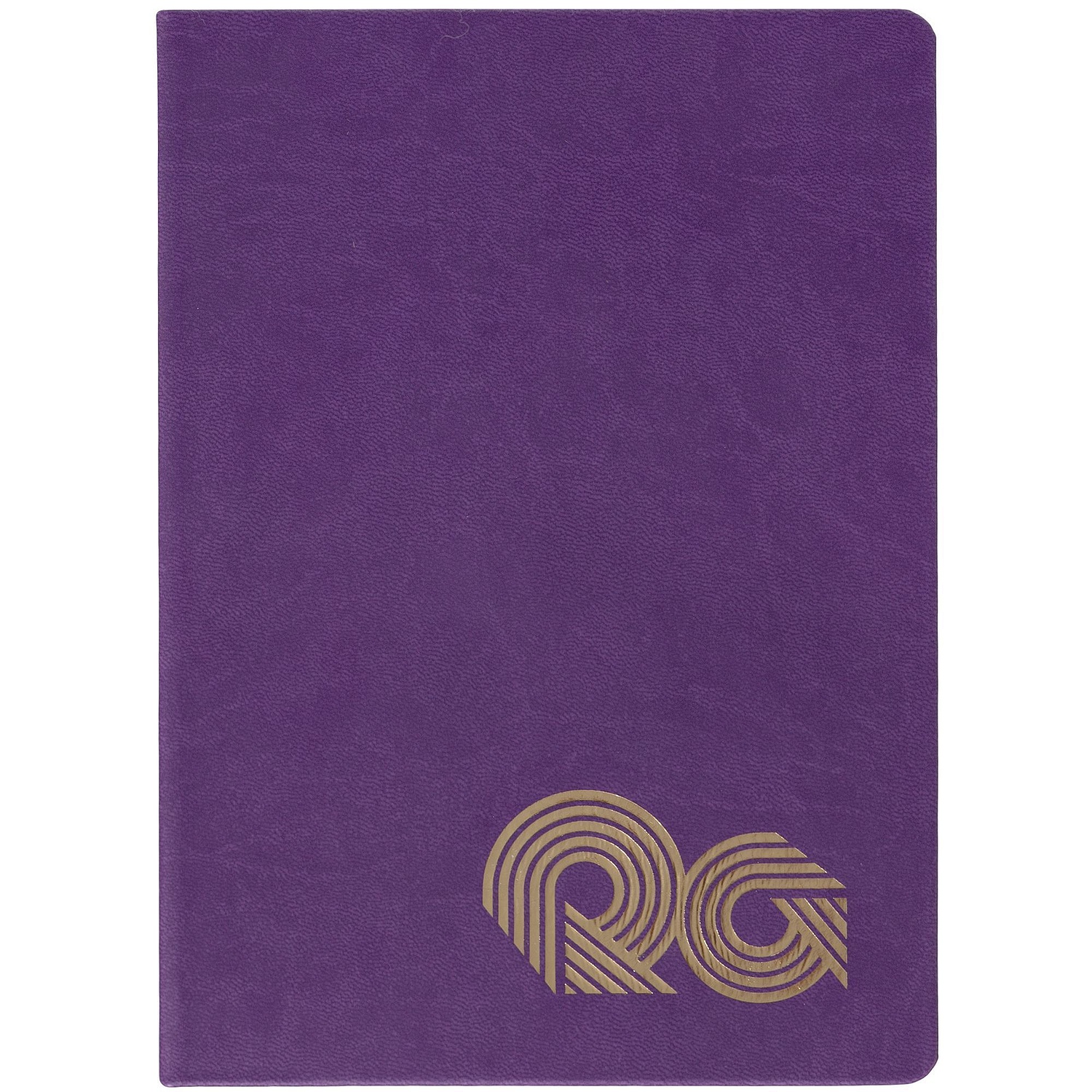 Ежедневник New Latte, недатированный, фиолетовый с логотипом