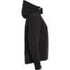 Куртка женская Hooded Softshell черная с логотипом