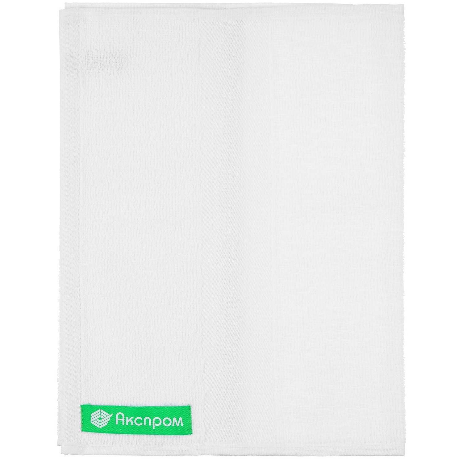 Лейбл тканевый Epsilon, S, зеленый неон с логотипом