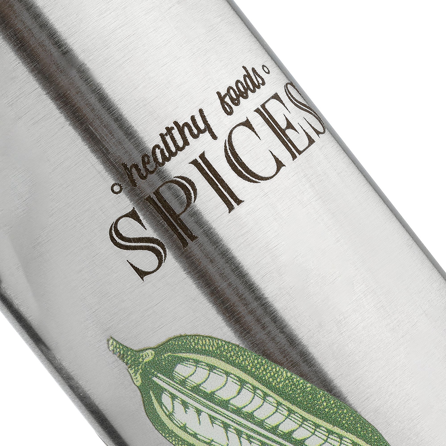 Электрическая мельница для специй Mill of Steel, серебристая с логотипом