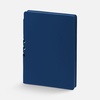 Ежедневник Flexpen Shall, недатированный, синий с логотипом