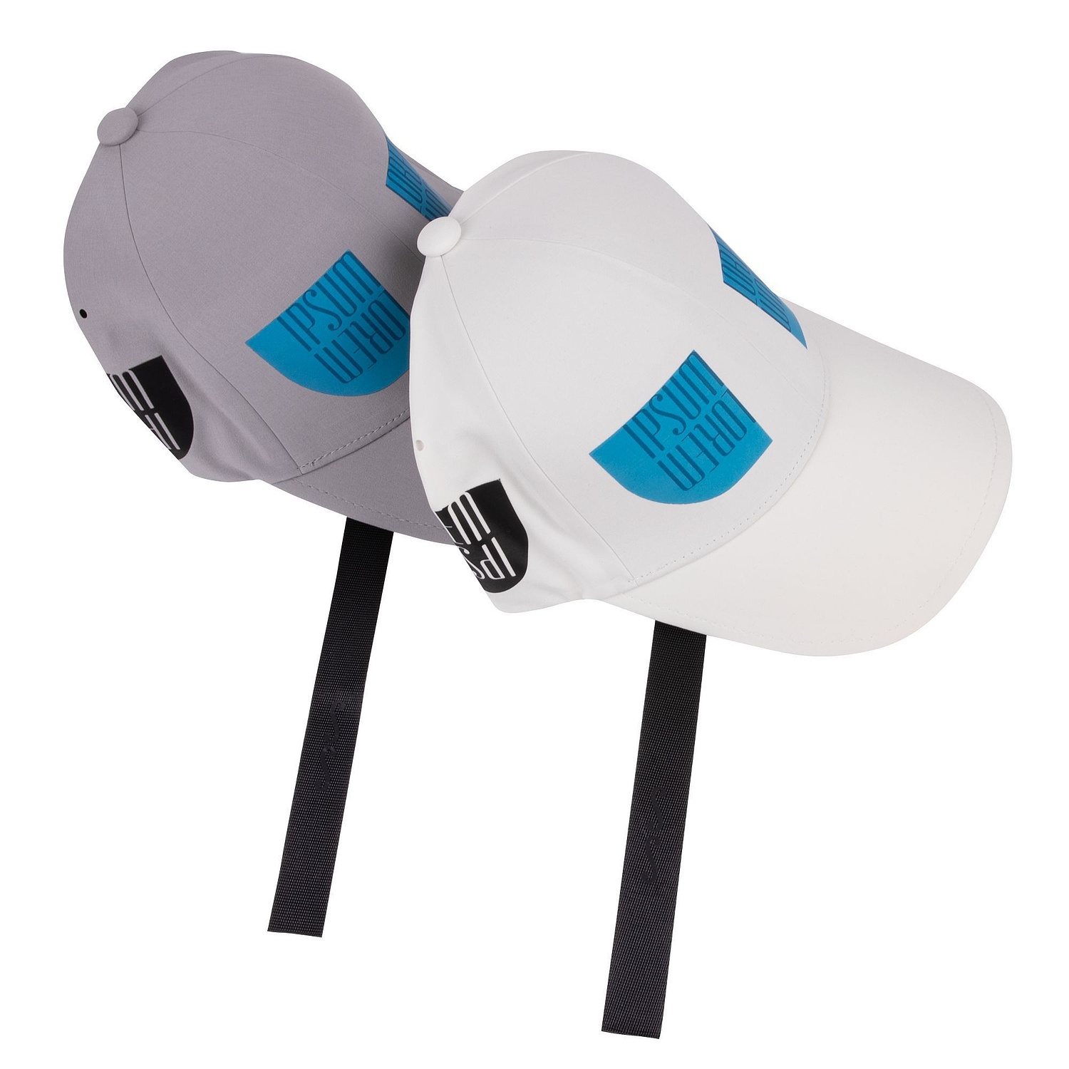 Бейсболка Kosmos, серая с логотипом