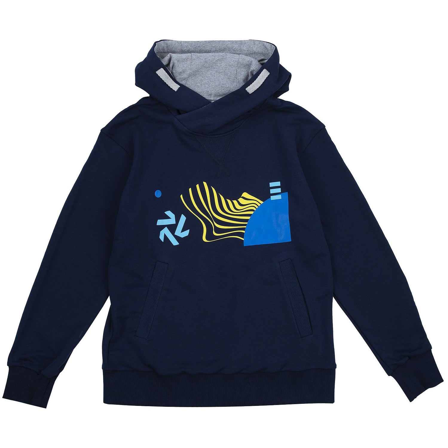 Толстовка Kulonga Terry, темно-синяя (кобальт) с логотипом