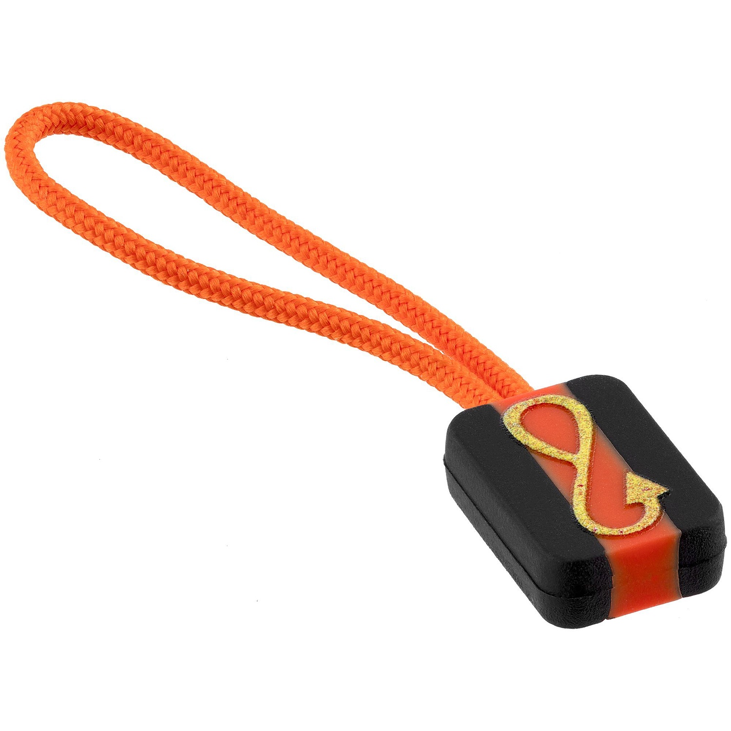 Набор пуллеров для молнии, оранжевый с логотипом