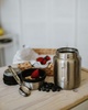 Термос для еды Jerrycan 700, вакуумный, стальной матовый с логотипом