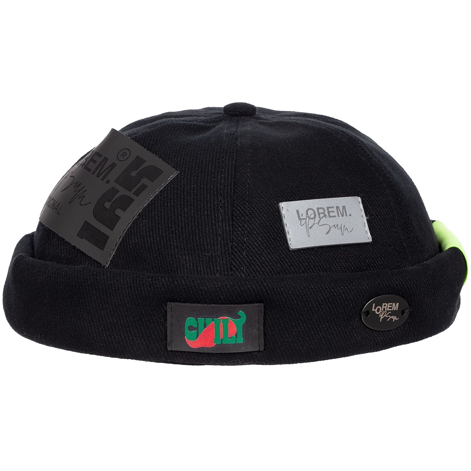 Шильдик металлический Alfa Oval, серый металлик с логотипом