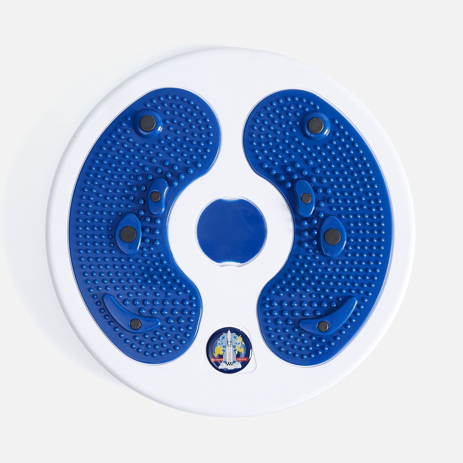 Диск здоровья вращающийся SpinTeam, белый с синим