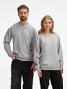 Свитшот унисекс Columbia, серый меланж, размер XS