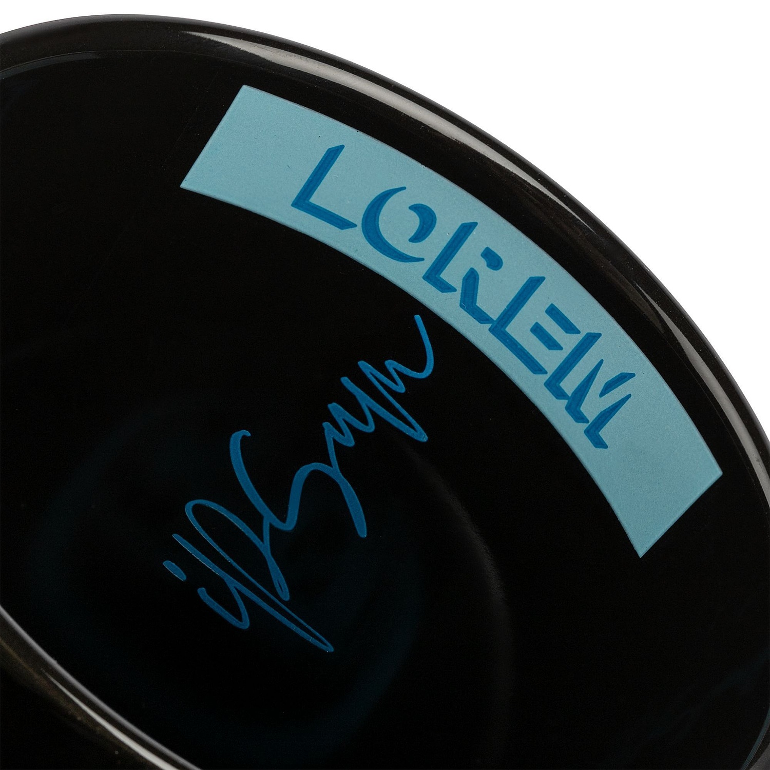 Кружка Promo, черная с логотипом