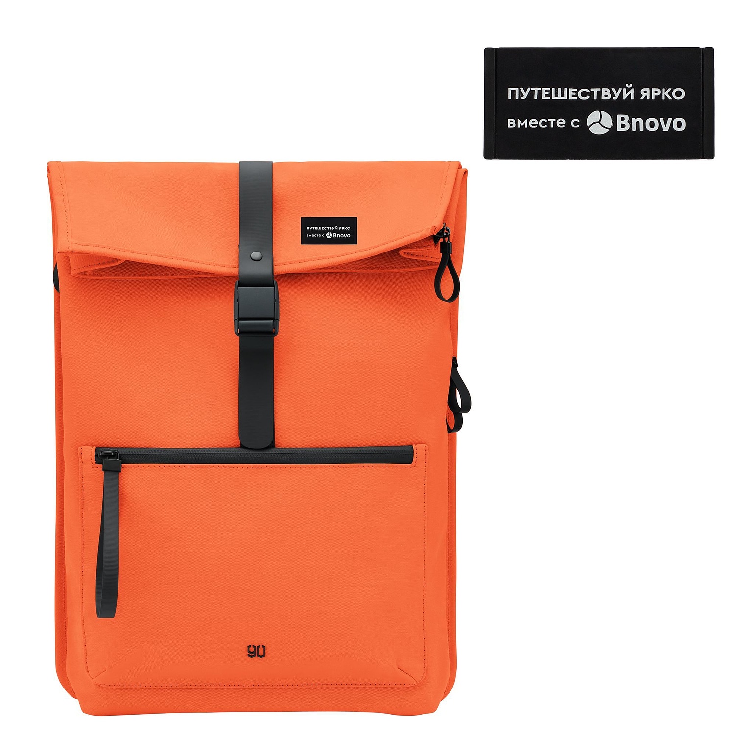 Лейбл из ПВХ Dzeta, XS, черный с логотипом