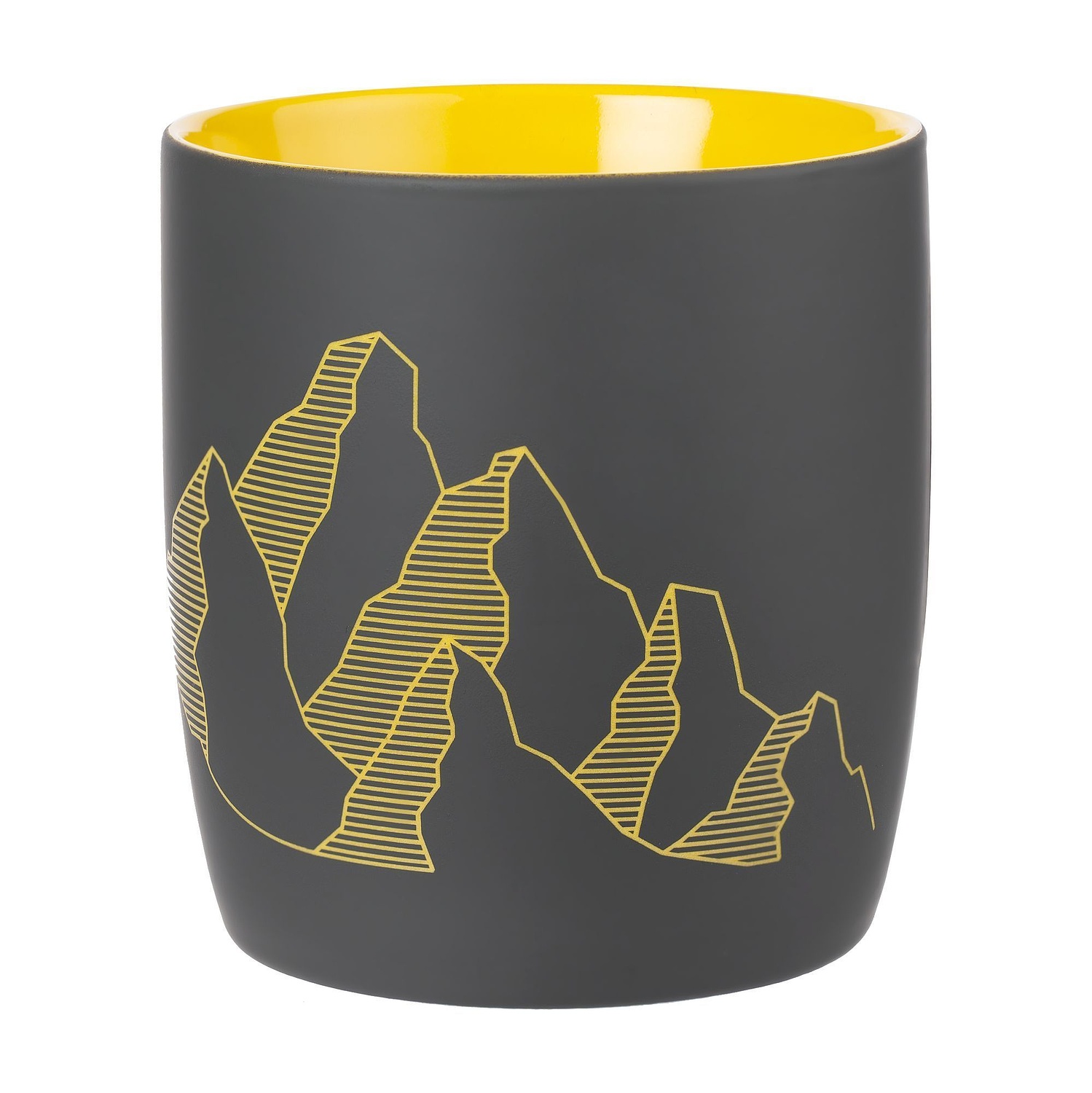 Кружка Surprise Touch с покрытием софт-тач, желтая с логотипом