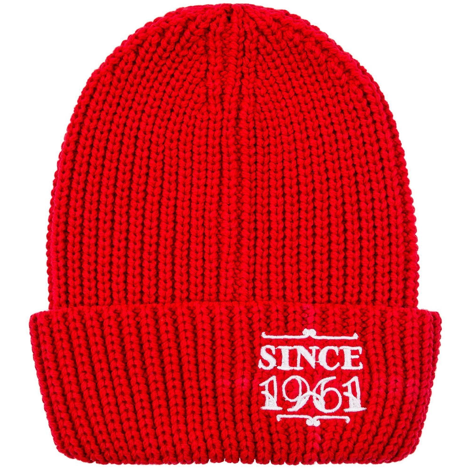 Шапка Nordkyn, красная с логотипом