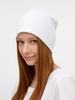 Шапка Senti, белая с логотипом