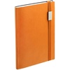 Ежедневник Vivian Metal, недатированный, оранжевый с логотипом