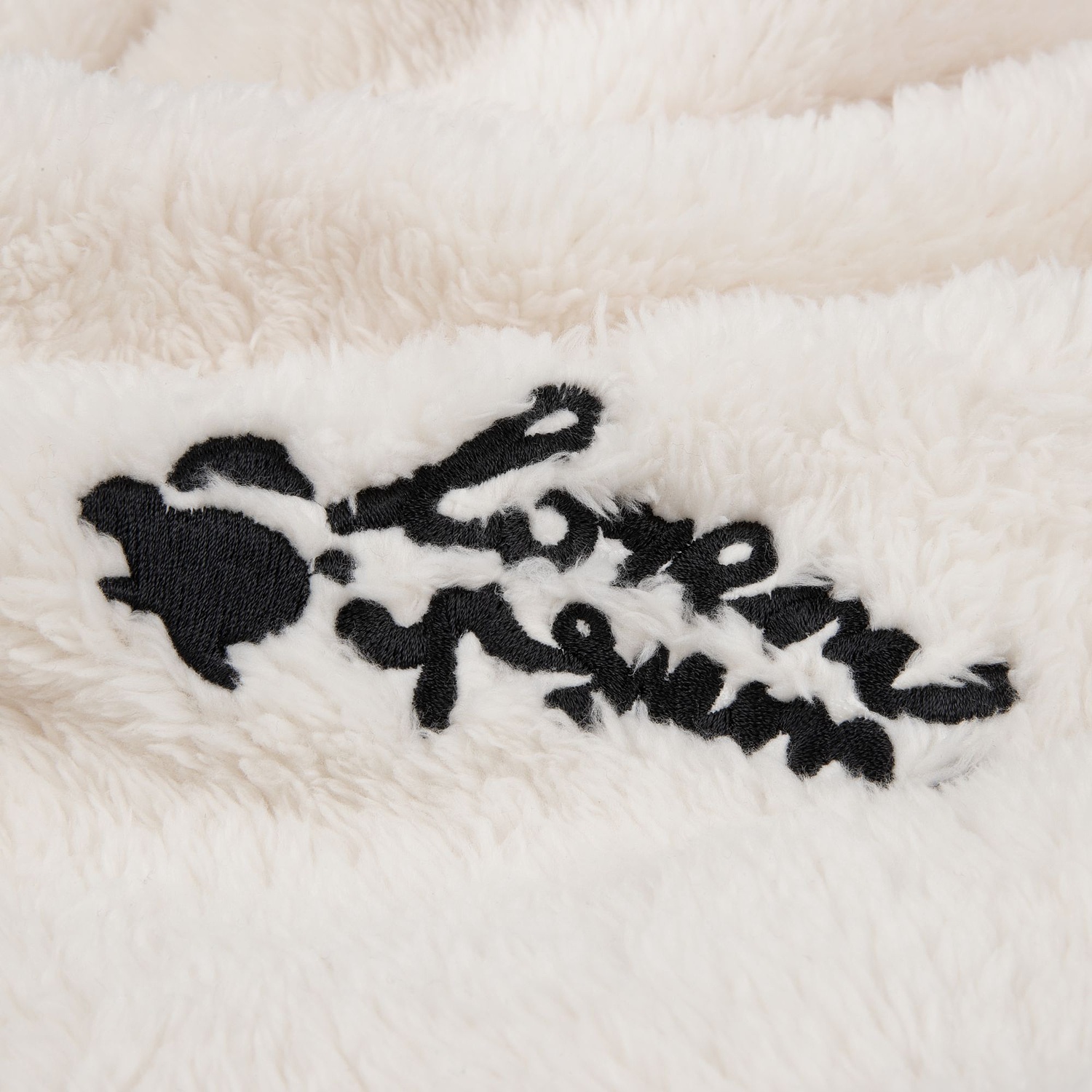 Балаклава-капюшон Flocky, молочно-белая с логотипом