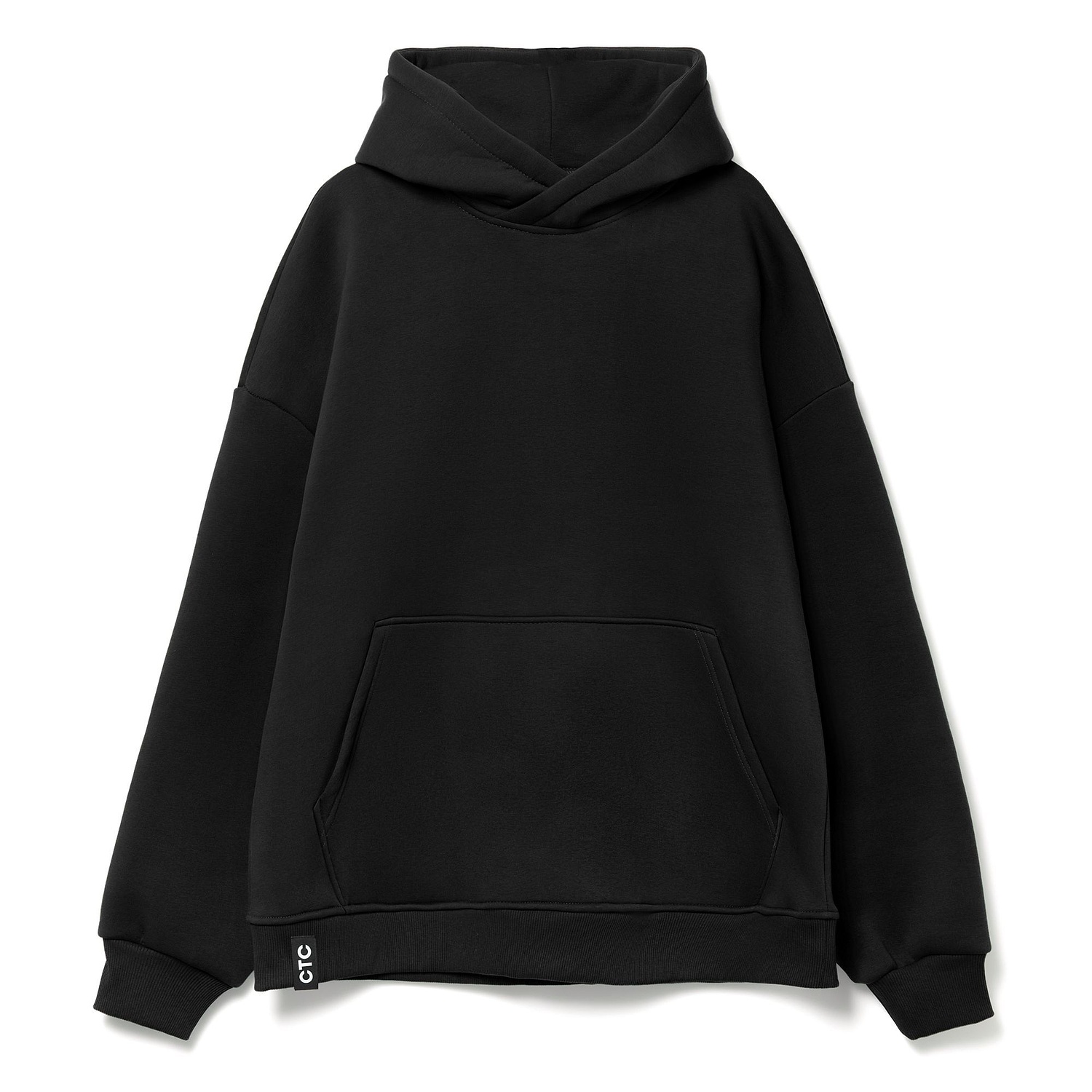 Худи Kulonga Oversize, черное с логотипом