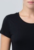 Футболка женская Martin Women, черная с логотипом