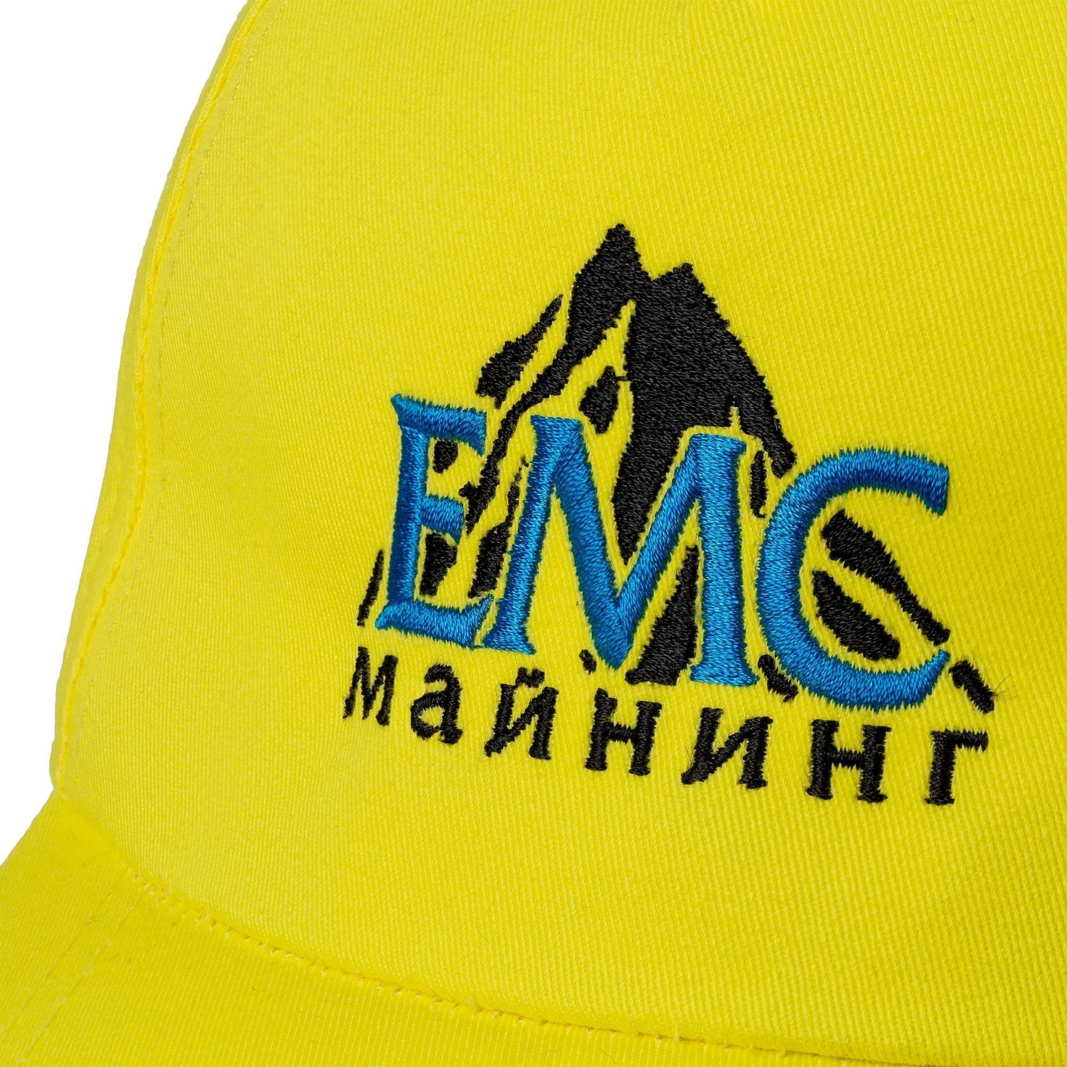 Бейсболка Convention, желтая с логотипом