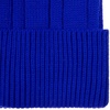 Шапка Knit Beat, синяя с логотипом