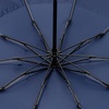 Зонт обратного сложения twoGether с двойным куполом, темно-синий