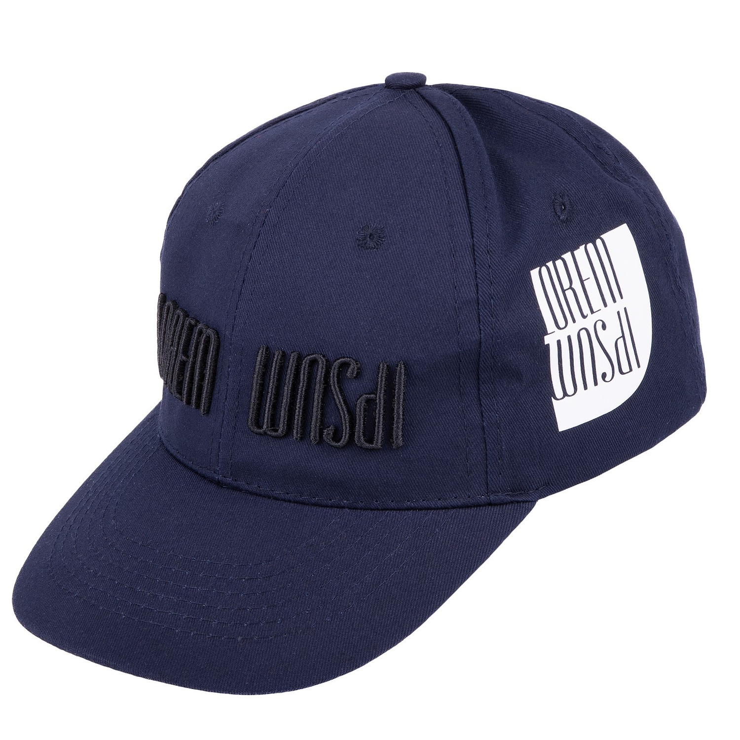 Бейсболка Apollo, темно-синяя с логотипом