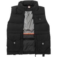 Жилет с подогревом Thermalli Zermatt, черный с логотипом