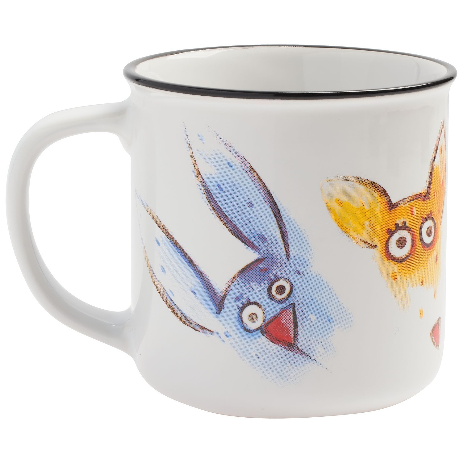 Кружка Dacha, большая, белая с логотипом