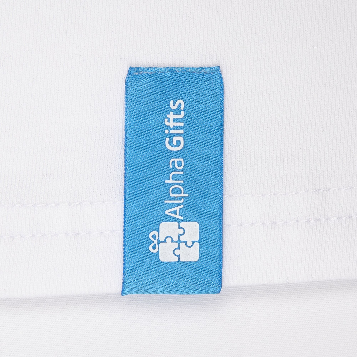 Лейбл тканевый Epsilon, S, голубой