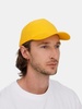 Бейсболка Long Beach, желтая с логотипом