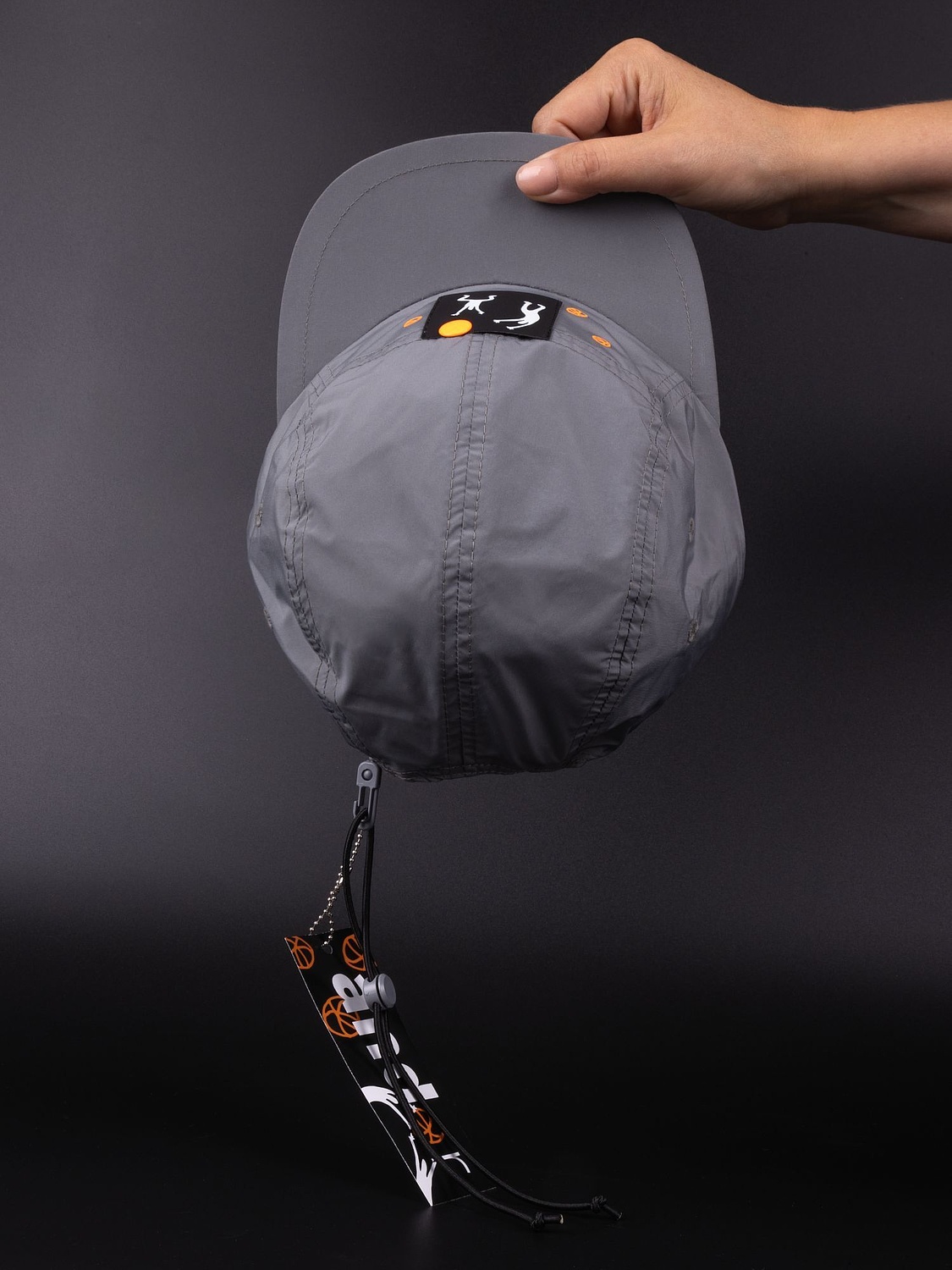 Бейсболка Ben Mac, серая с логотипом