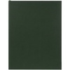 Ежедневник Flat Maxi, недатированный, зеленый с логотипом