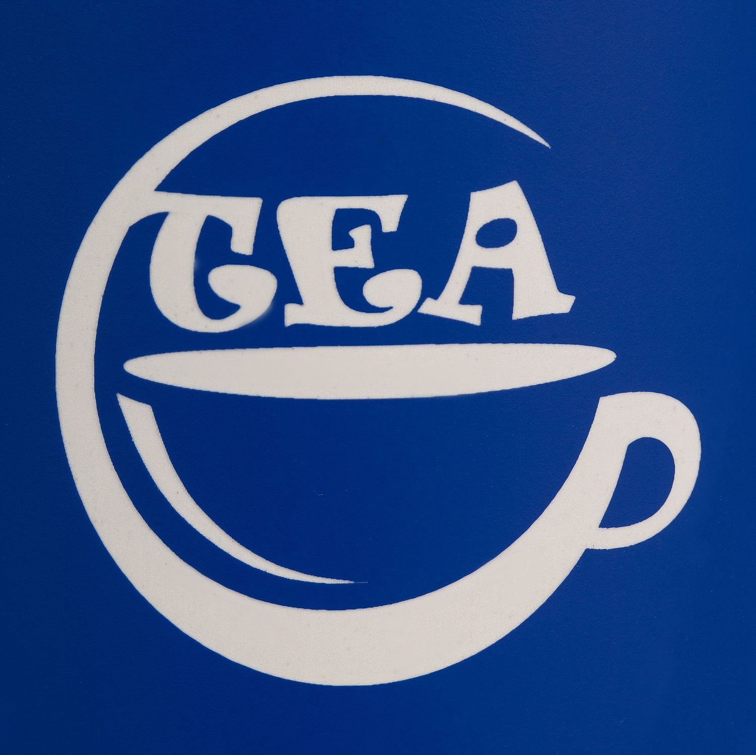 Кружка StopSpot с покрытием софт-тач, синяя с логотипом