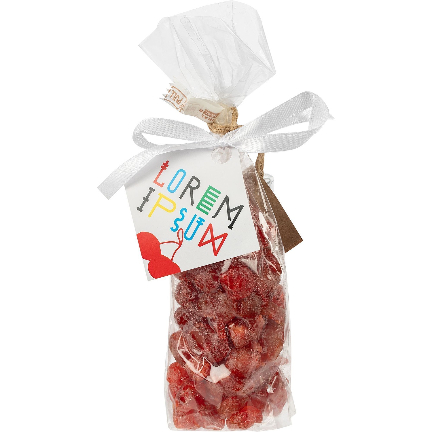 Набор Pastels, красный с логотипом