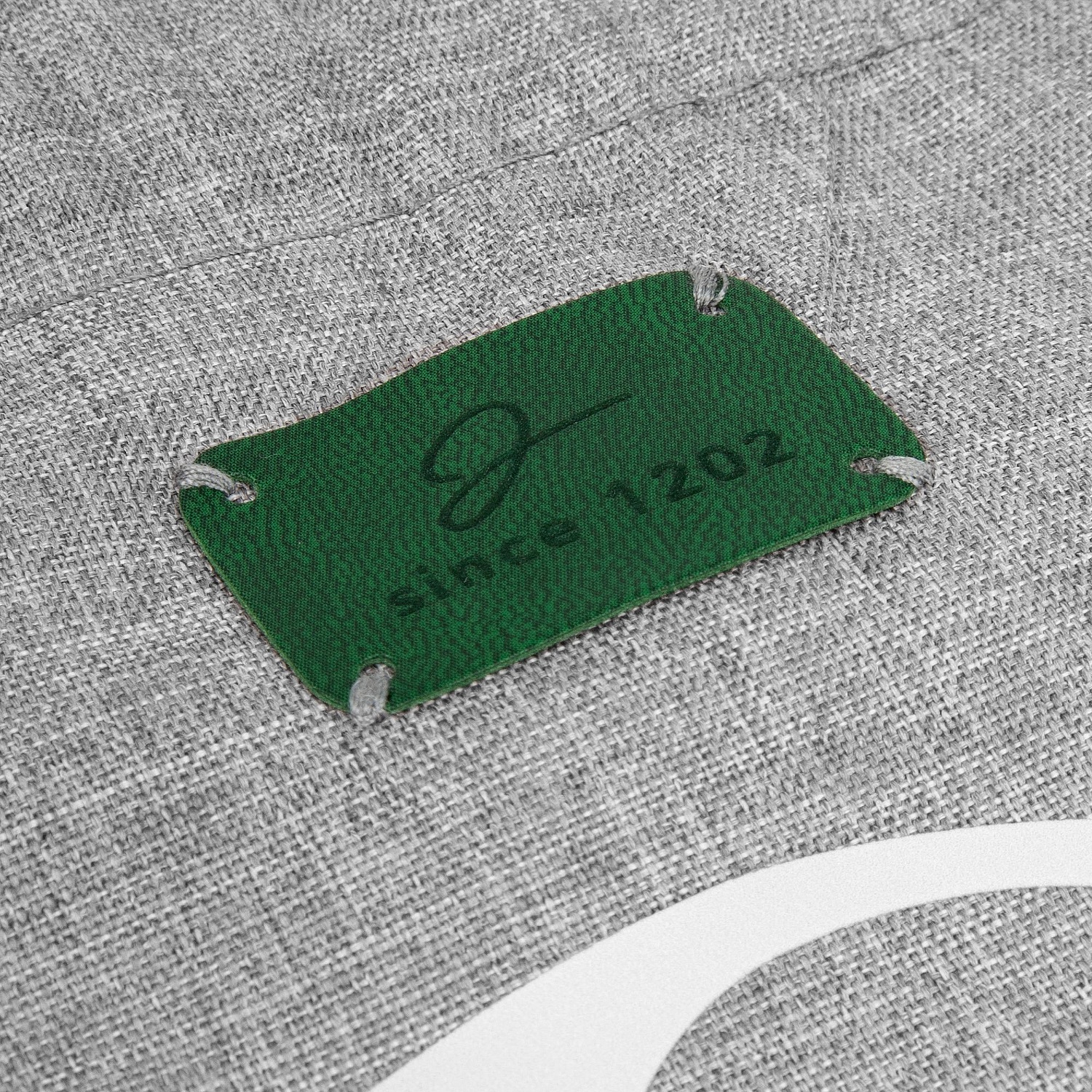 Рюкзак-мешок Melango, серый с логотипом