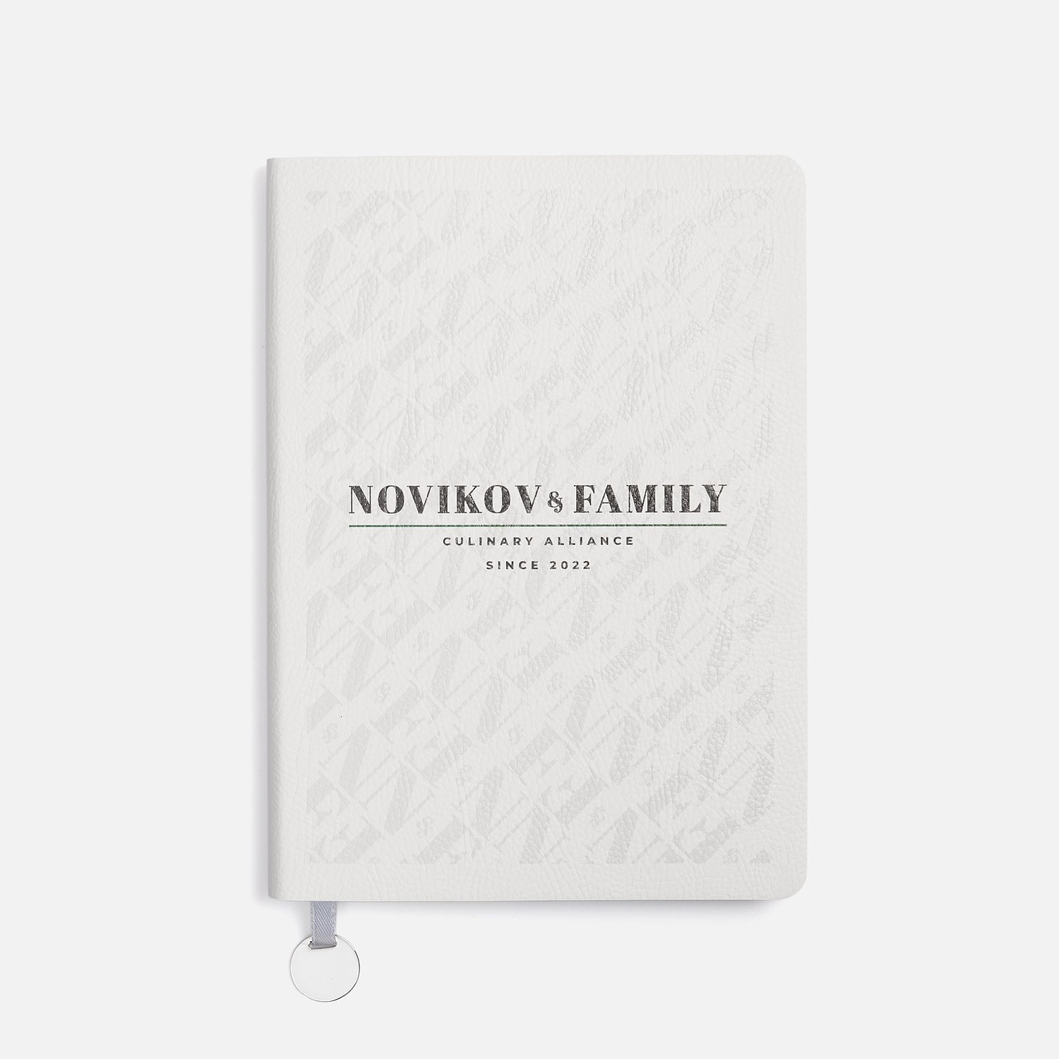 Ежедневник Lafite, недатированный, белый с логотипом