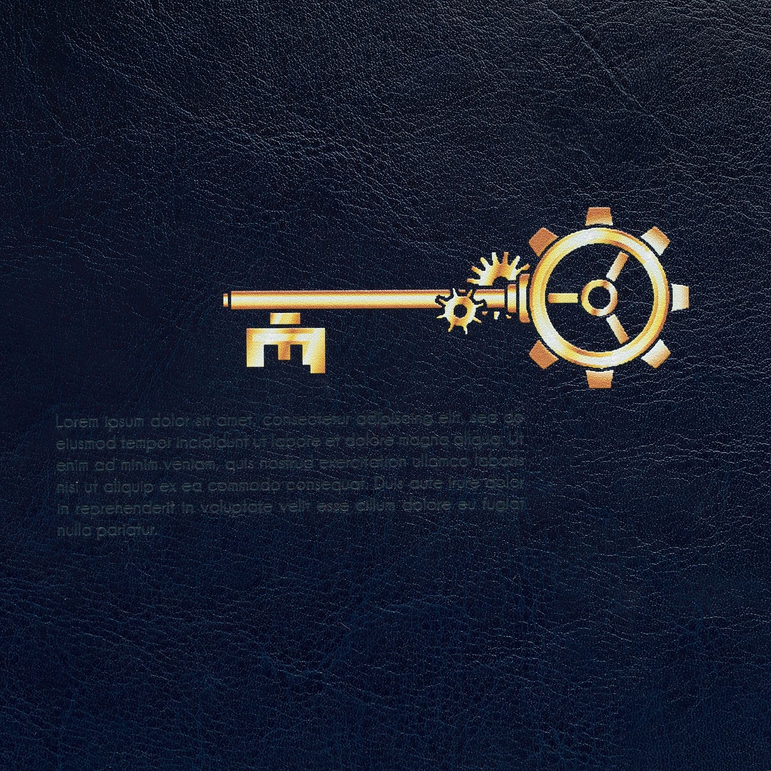 Ежедневник Nebraska Flex, недатированный, синий с серебром с логотипом