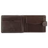 Портмоне Italico, коричневое с логотипом