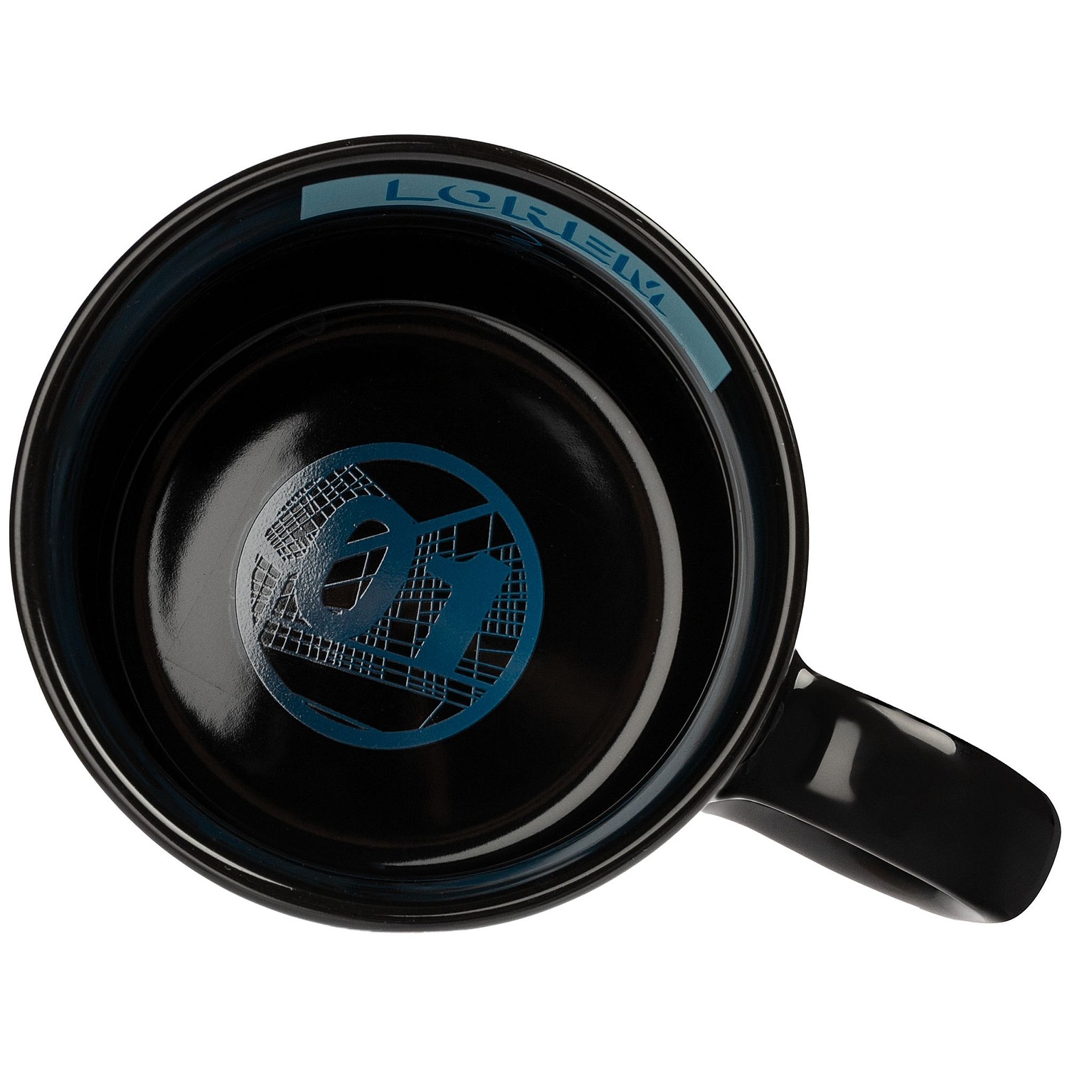 Кружка Promo, черная с логотипом