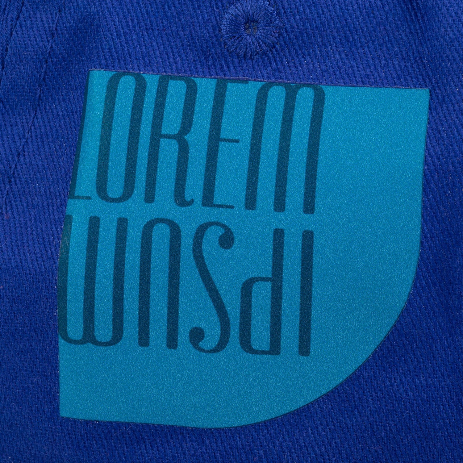 Бейсболка Apollo, ярко-синяя с логотипом