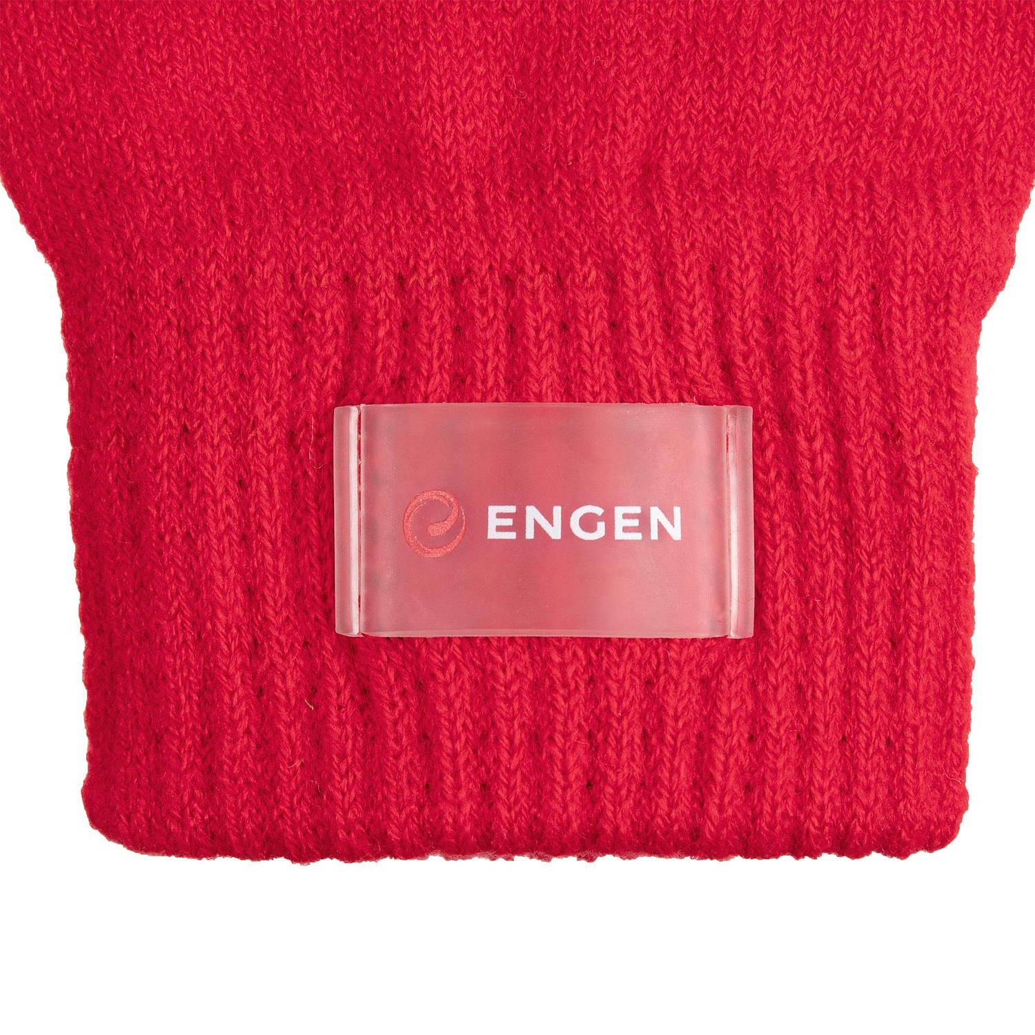 Лейбл из ПВХ Dzeta, XS, прозрачный с логотипом