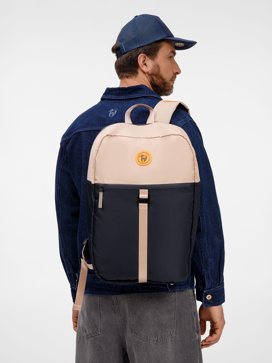 Бейсболка Sunbreaker, темно-синяя с логотипом