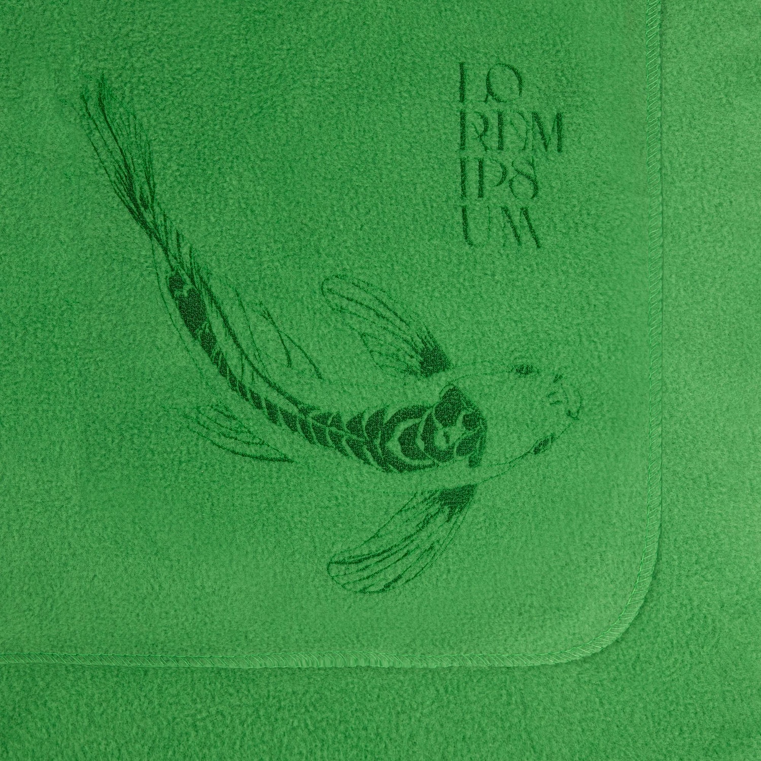 Дорожный плед-подушка Pathway 2, зеленый с логотипом