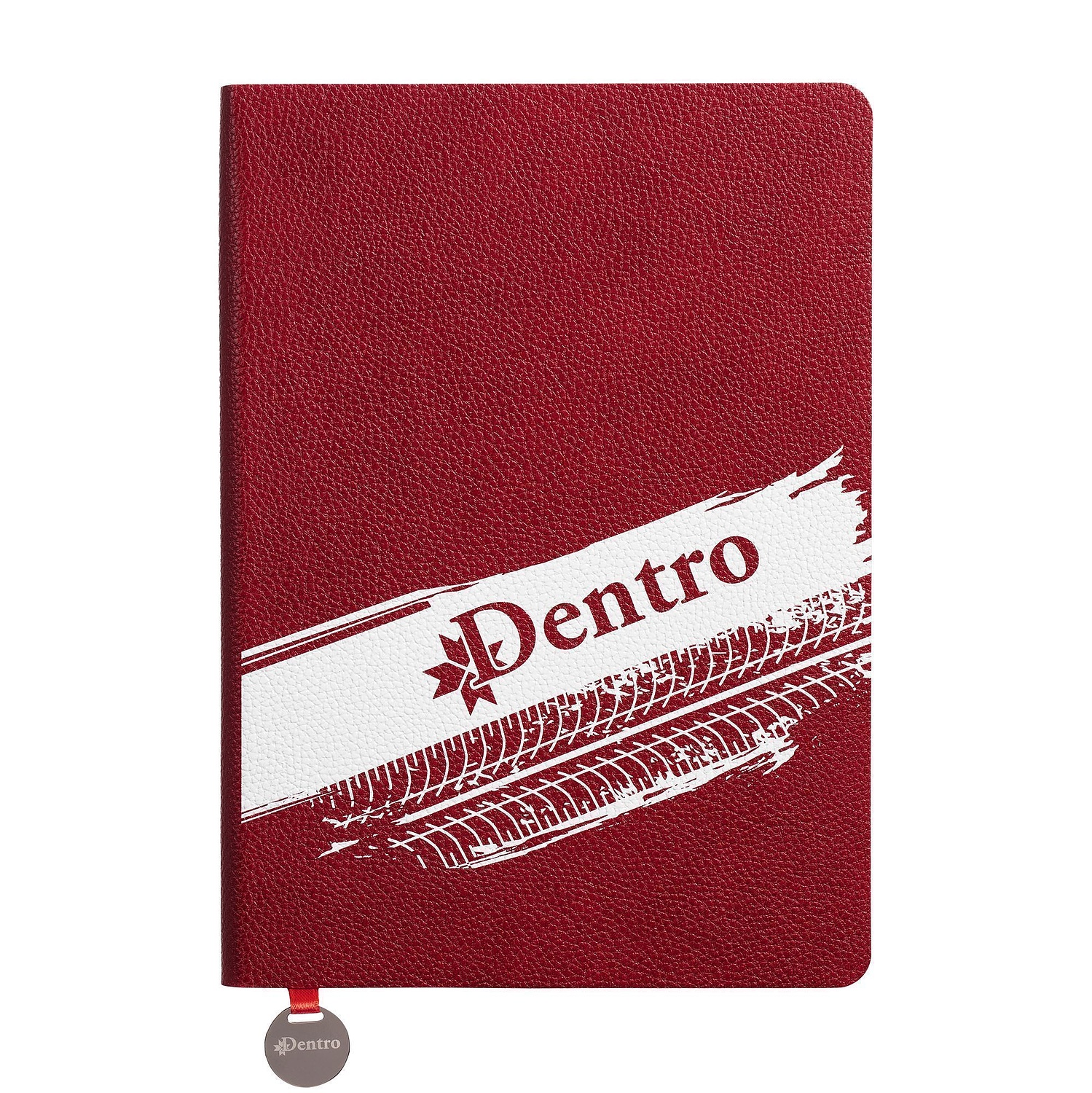 Ежедневник Lafite, недатированный, красный с логотипом